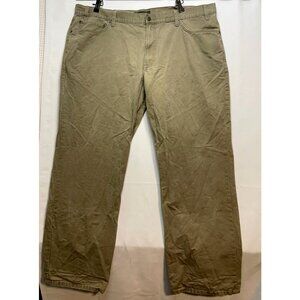 Eddie Bauer jeans mens 43 x 32 distressed straight brown work